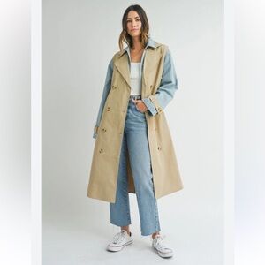 Denim Trench Coat